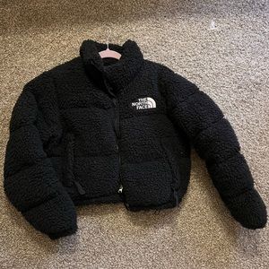 North face cropped jacket
